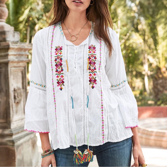 Sundance Catalog Tops - Gorgeous Peasant Top from Sundance Catalog